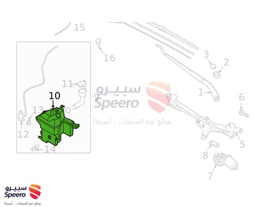 قربة ماء مساحات هونداي سوناتا 2021-2019