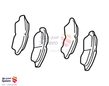 طقم فحمات فرامل امامية - 0446533220