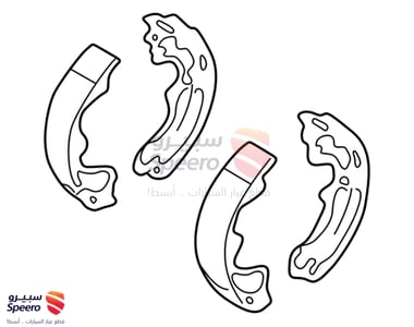 قماش فرامل خلفي - 0449512210