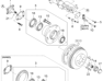 HUB ASSY-RR WHL - 0K55326060C