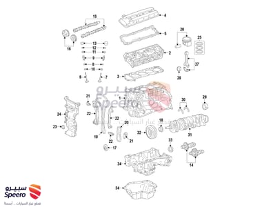 مراية جانبية يسار - 113603TS0A