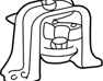 INSULATOR SUB-ASSY, ENGINE MOUNTING, RH - 1230521020