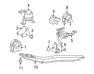 INSULATOR SUB-ASSY, ENGINE MOUNTING, RH - 1230528060