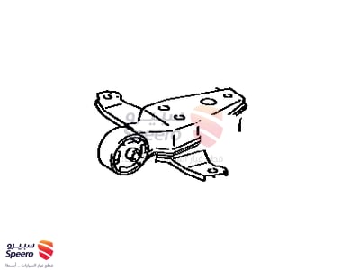 INSULATOR, ENGINE MOUNTING, REAR - 1237111311