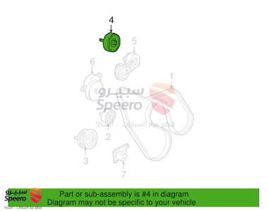 Pulley Engine Belt Tensioner - 12552361