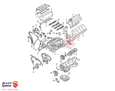 غطاء بلوف مكينة يسار - 13264JA10A