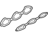 Engine Intake Manifold Gasket - 14035JA10C