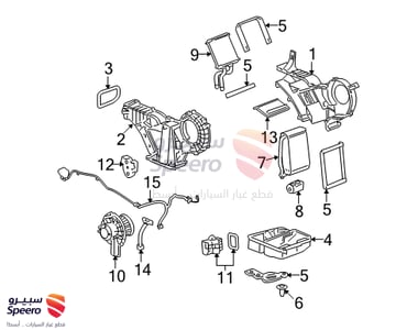 Evaporator Core - 15225889