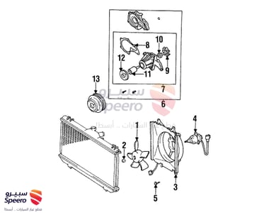 دينمو مروحة رديتر - 1636111020