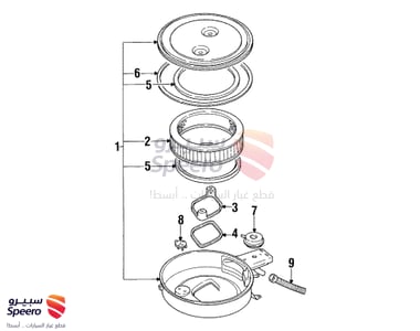فلتر هواء مكينة - 16546S0100
