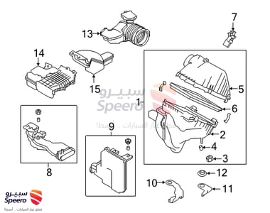 خرطوش هواء - 165546CA0A