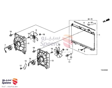 دينمو مروحة رديتر - 190305A2A01