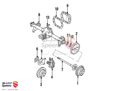 Brake pads R - 19152704
