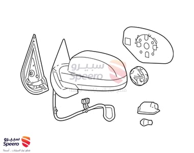 مراية جانبية يسار - 20843120