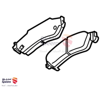 طقم فحمات فرامل خلفية - 20876917