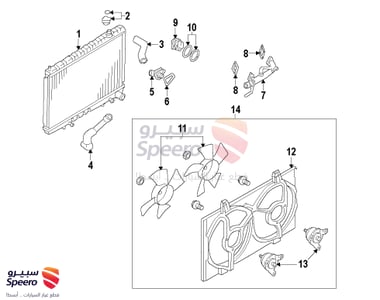 ريش مروحة - 214811AA0A