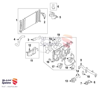 ريش مروحة - 21486JK60B