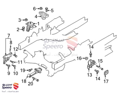 كرسي مكينة يمين - 21950C5000