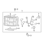 صورة Headlight Assembly-(W/ Front Side Marker & Parking & T/Side