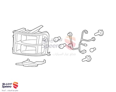 Headlight Assembly-(W/ Front Side Marker & Parking & T/Side - 22853029