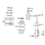Front Left Shock Absorber 22922596