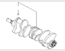 CRANKSHAFT ASSY - 231103C240