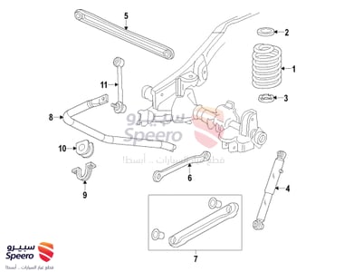 shock absorber R - 23183849