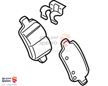 حساس فحمات فرامل خلفي - 23341199