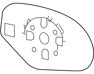 Side mirror glass L - 23394637