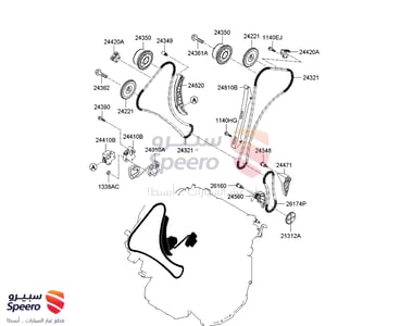 ترس عمود تايمن - 243503C113