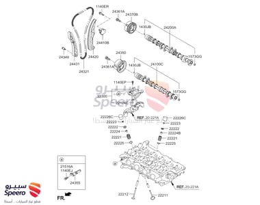 ترس عمود تايمن - 243702E010