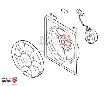 Radiator fan - 253802F000