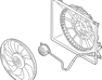 Radiator fan - 253803M250