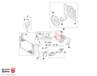 Radiator fan - 253803R500