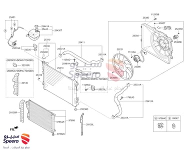 كتاوت مروحة - 253852S000