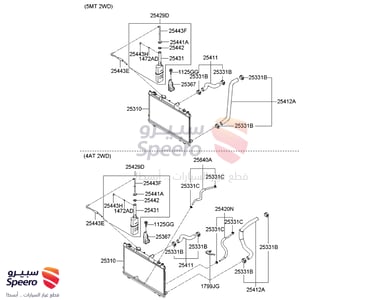 لي رديتر تحت - 254122F110