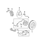 صورة طقم فحمات فرامل خلفية