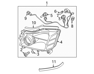 Driver Side Headlight Assembly - 260609GA0B