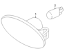 Lamp Assy-Side Flasher - 261608990A
