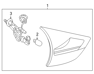 Combination Lamp Assy-Rear, RH - 265506FP5B