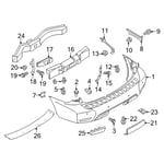 صورة Right Rear Bumper Reflector