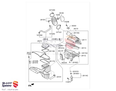 HOSE ASSY-BREATHER - 267103C351