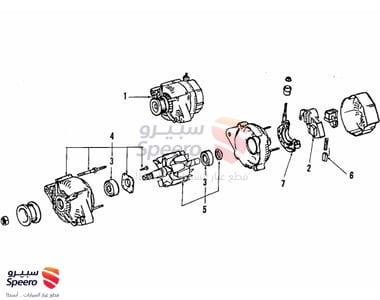 ALTERNATOR 12V 70A 1 - 2706035160