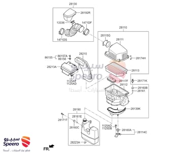 فلتر هواء مكينة - 281133W500