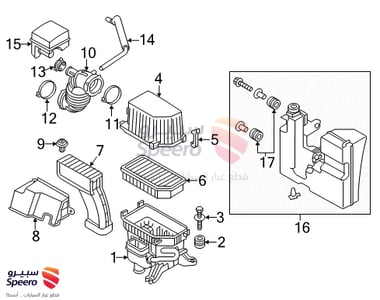 وصلة قربة هواء - 282102K600