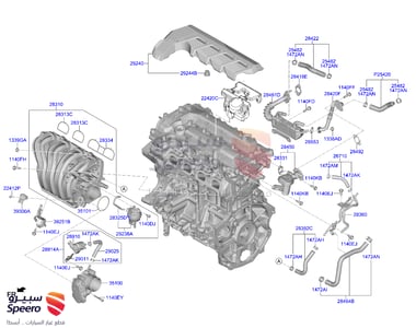 بلف بخاخ مكينة - 283222B670