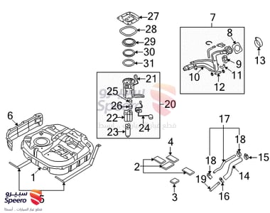 طرمبة بنزين - 311102H000