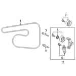 صورة Belt, Alternator (Bando)