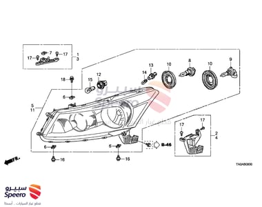 شمعة امامي يسار - 33150TA0A01