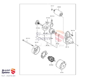 STARTER ASSY - 3610023171